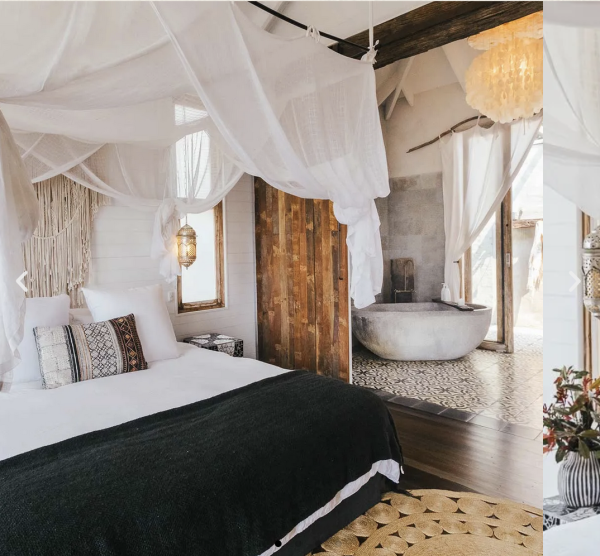 The Haven Room – warm, tranquil retreat room with King or twin beds